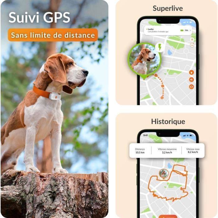 Weenect XS GPS Tracker voor Honden - Witte Editie 2023-2