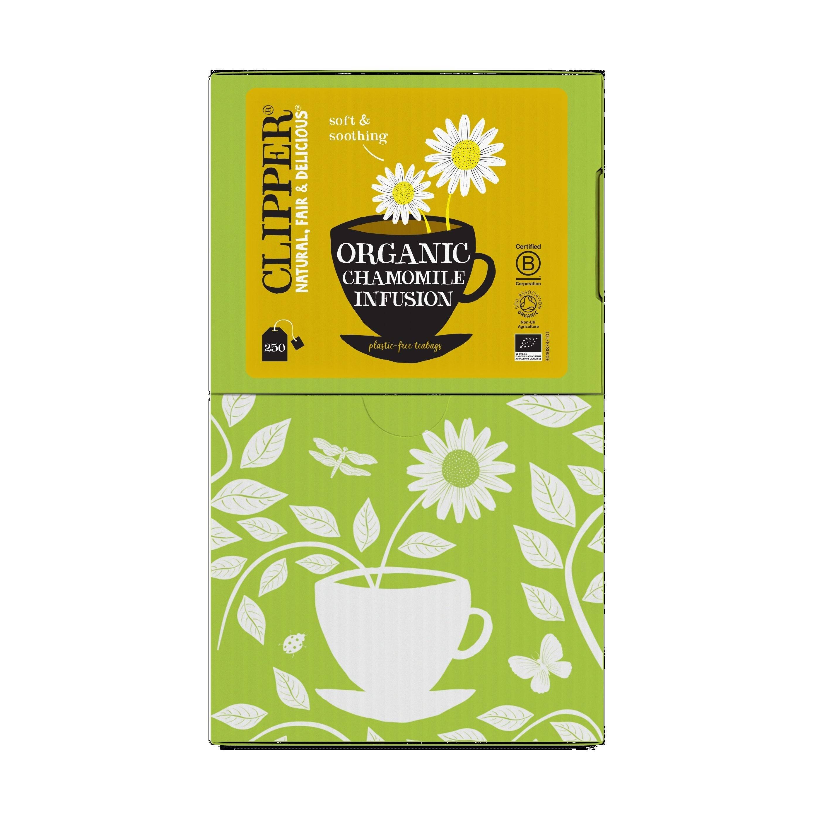 Thee Clipper infusion chamomile bio 250 zakjes-0