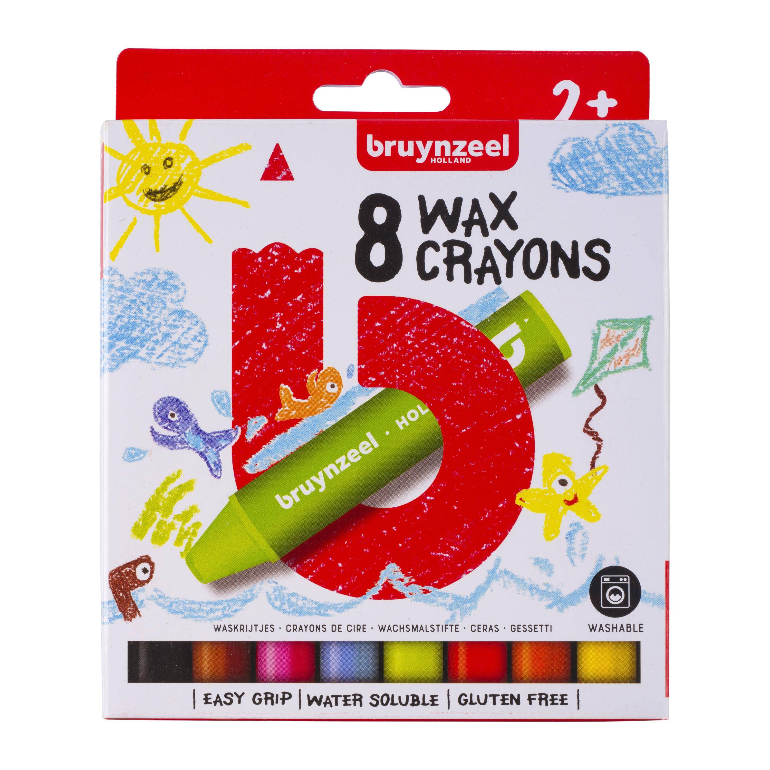 Waskrijt bruynzeel kids ass | Blister a 8 stuk-0