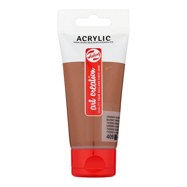 Acrylverf Talens Art Creation 409 omber gebrand tube à 75ml | 3 stuks