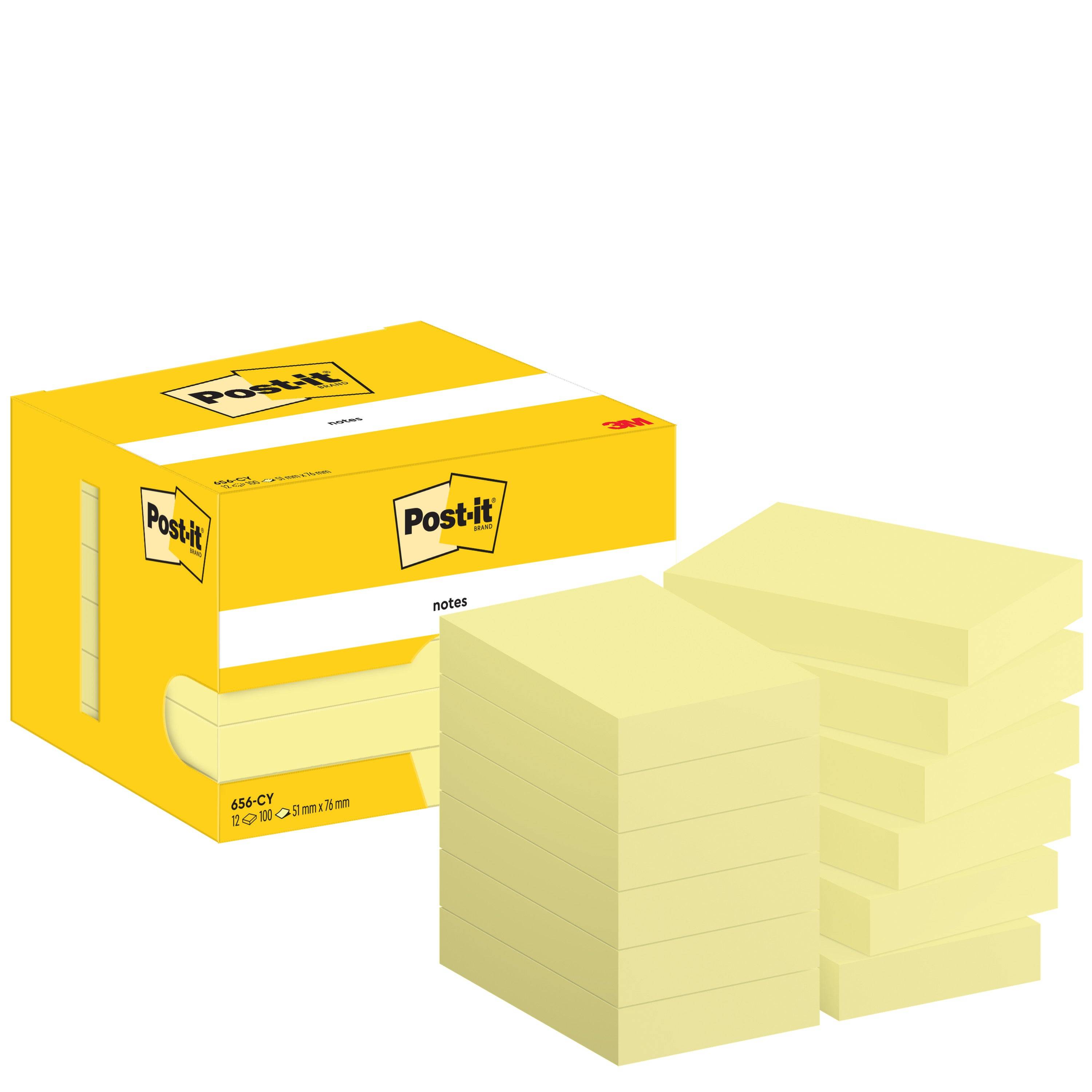 Post-it 4064035073558 Post-it - Memoblok 656 51x76mm canary yellow | 16 stuks-0
