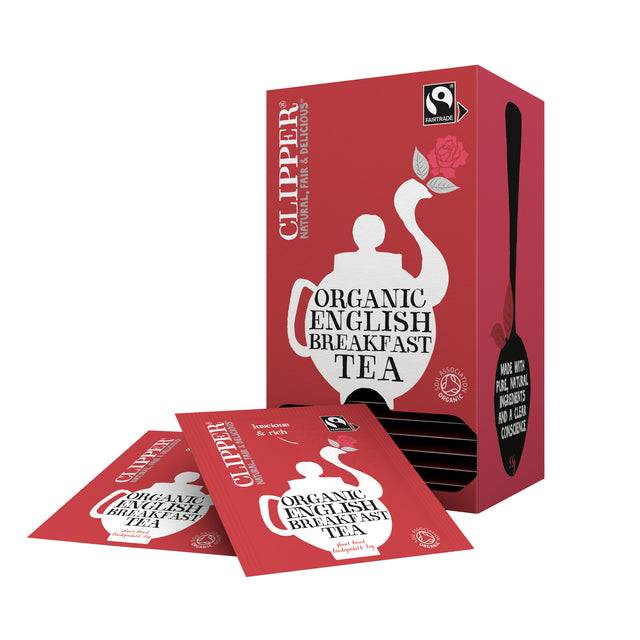 Thee Clipper English breakfast bio 25 zakjes-0