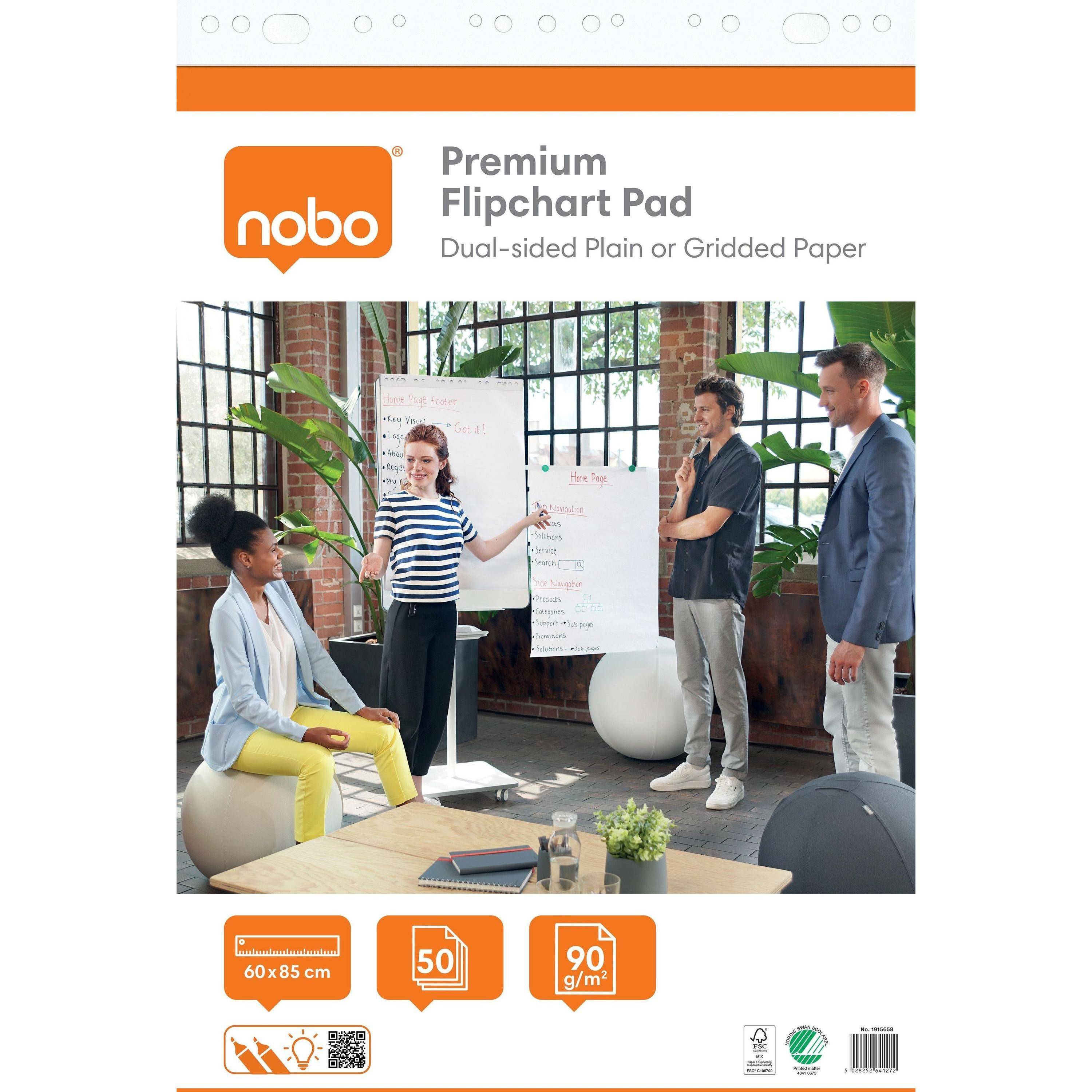 Flipover Nobo premium 60x85cm dubbelzijdig 2x 50vel-0