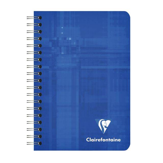 Clairefontaine 3329680685923 Clairefontaine - Notitieboek 95x140 5x5 100blz ass-0