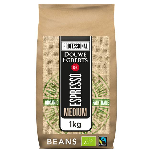 Koffie douwe egberts espresso bonen med org fair | 6 stuks-0