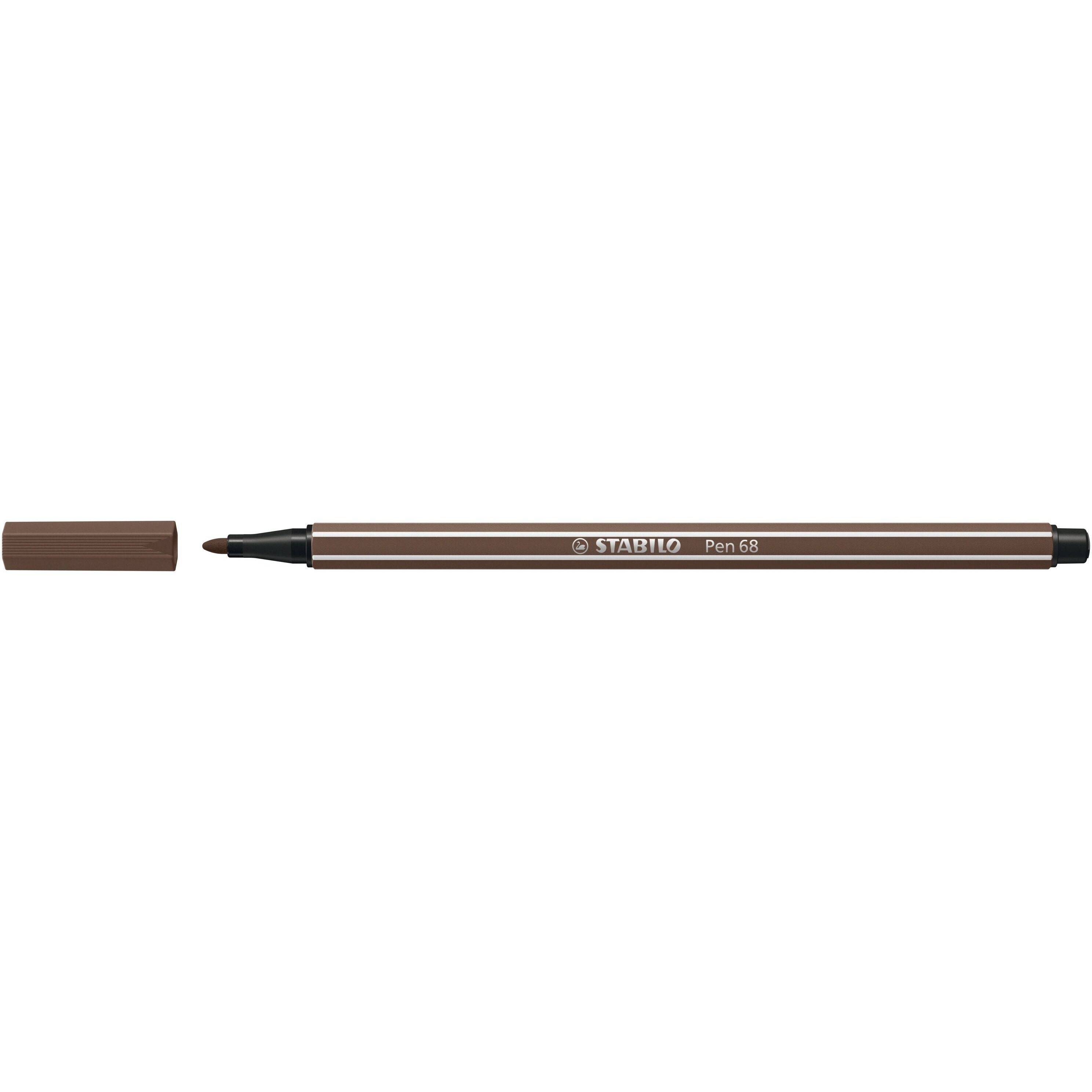 Stabilo 4006381326841 Stabilo - Viltstift pen 68/65 m amber | 10 stuks-0