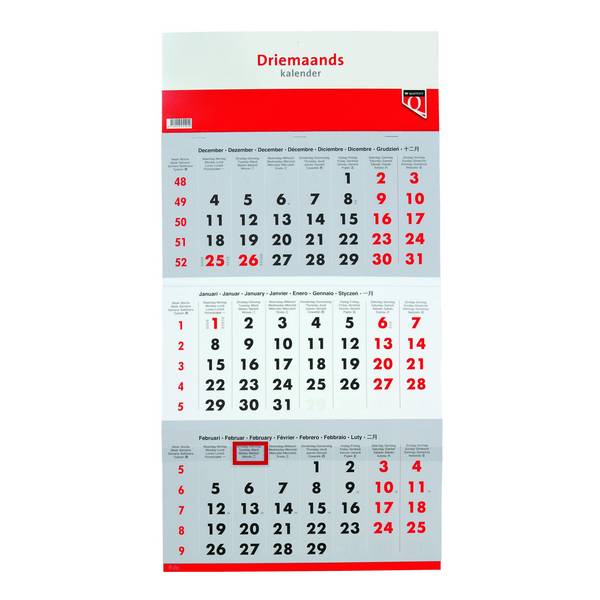 3-maandskalender 2024 quantore | 1 stuk
