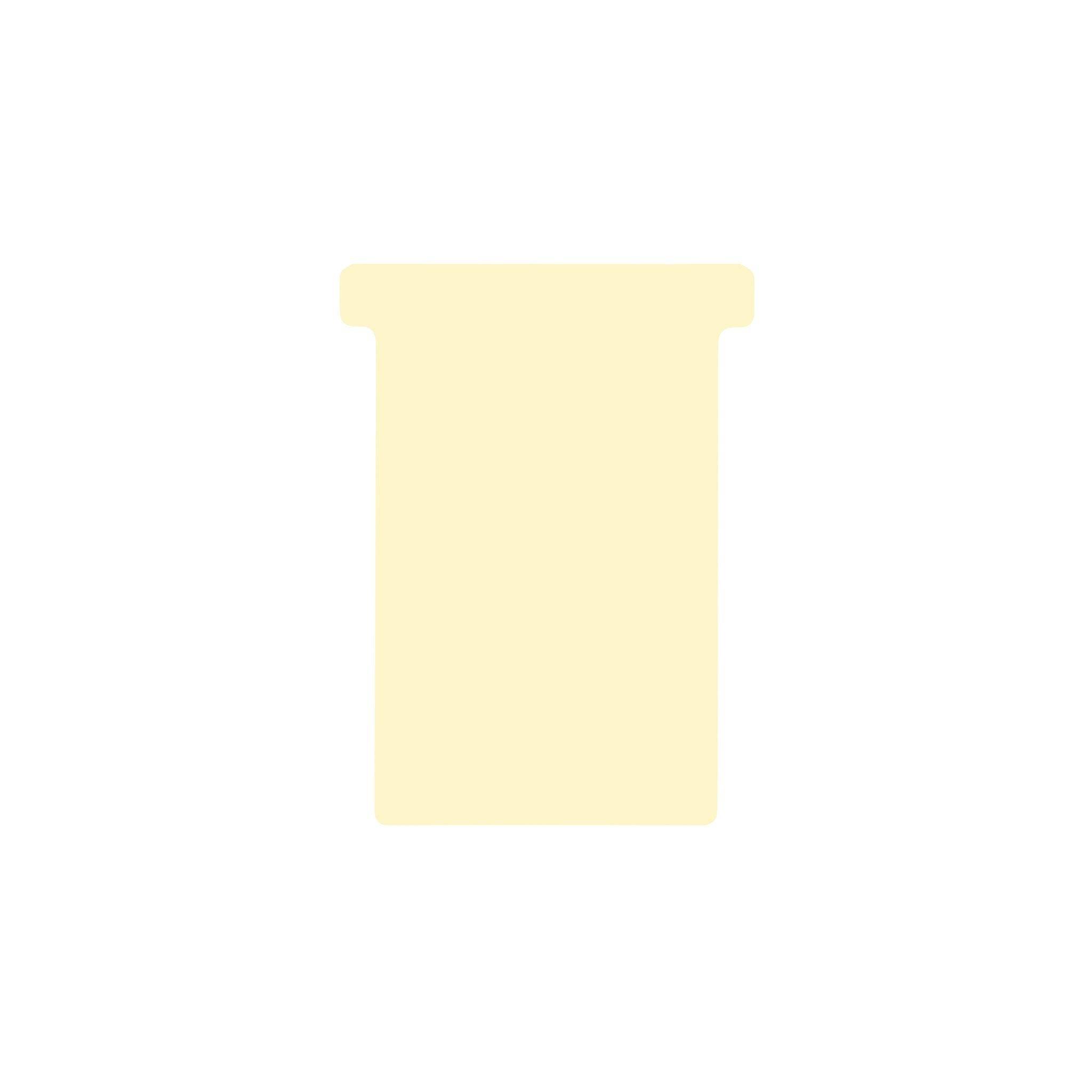 T-kaart Djois formaat 3 77mm beige 100 stuks-0