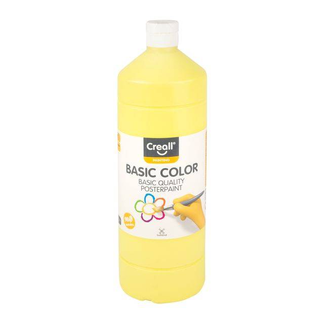 Plakkaatverf Creall basic lichtgeel 1000ml-0