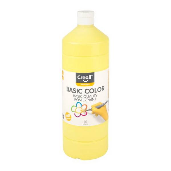 Plakkaatverf Creall basic lichtgeel 1000ml