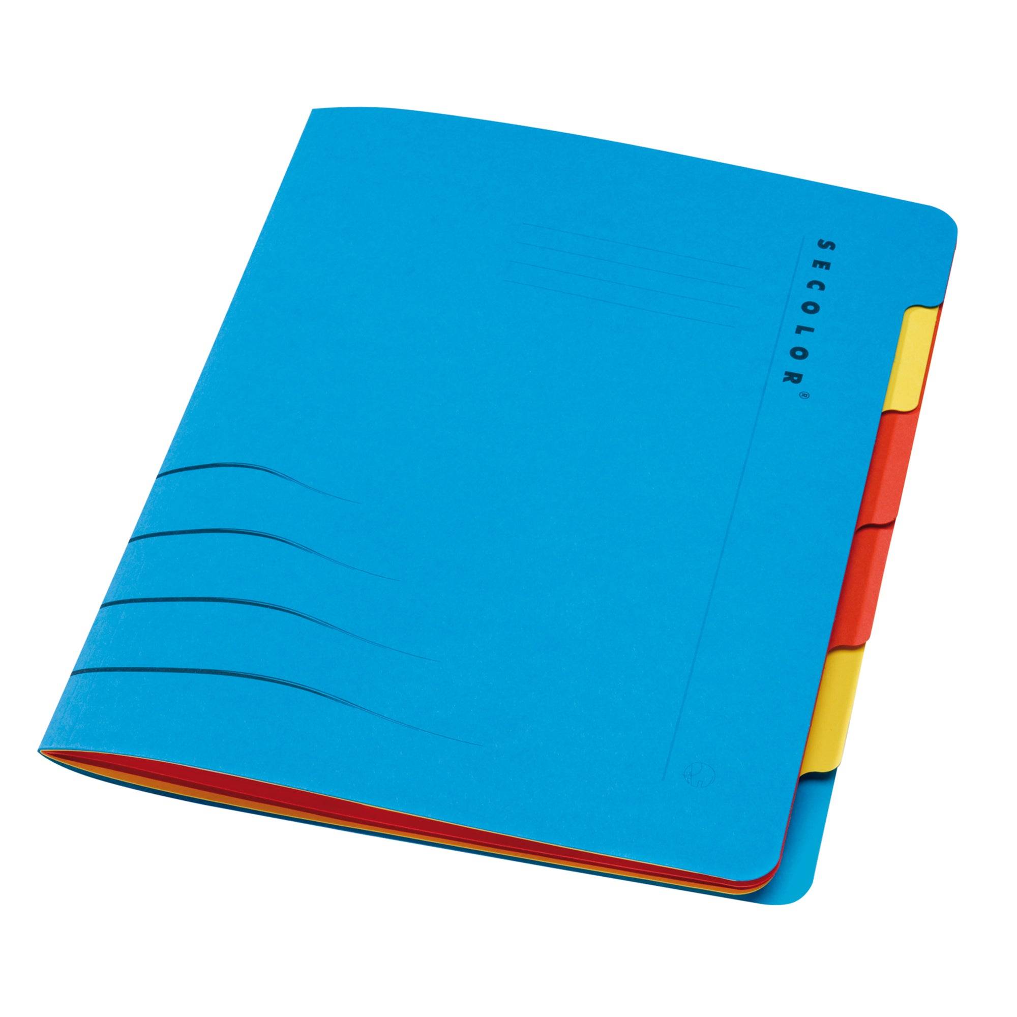 Sorteermap jalema secolor sixtab blauw | 1 stuk-0