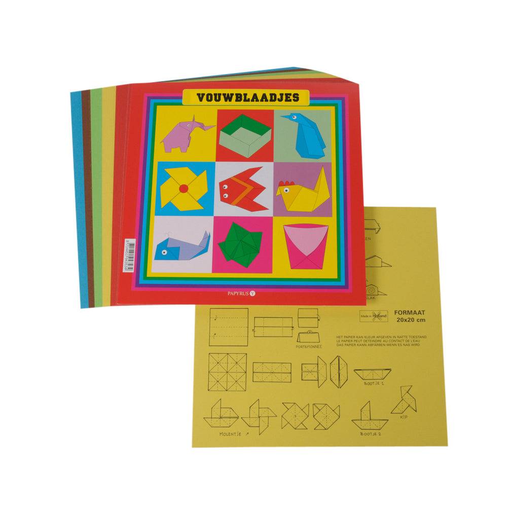 Papyrus 8714451843285 Papyrus - Vouwblaadjes papurys vierkant 20x20cm | 10 stuks-0