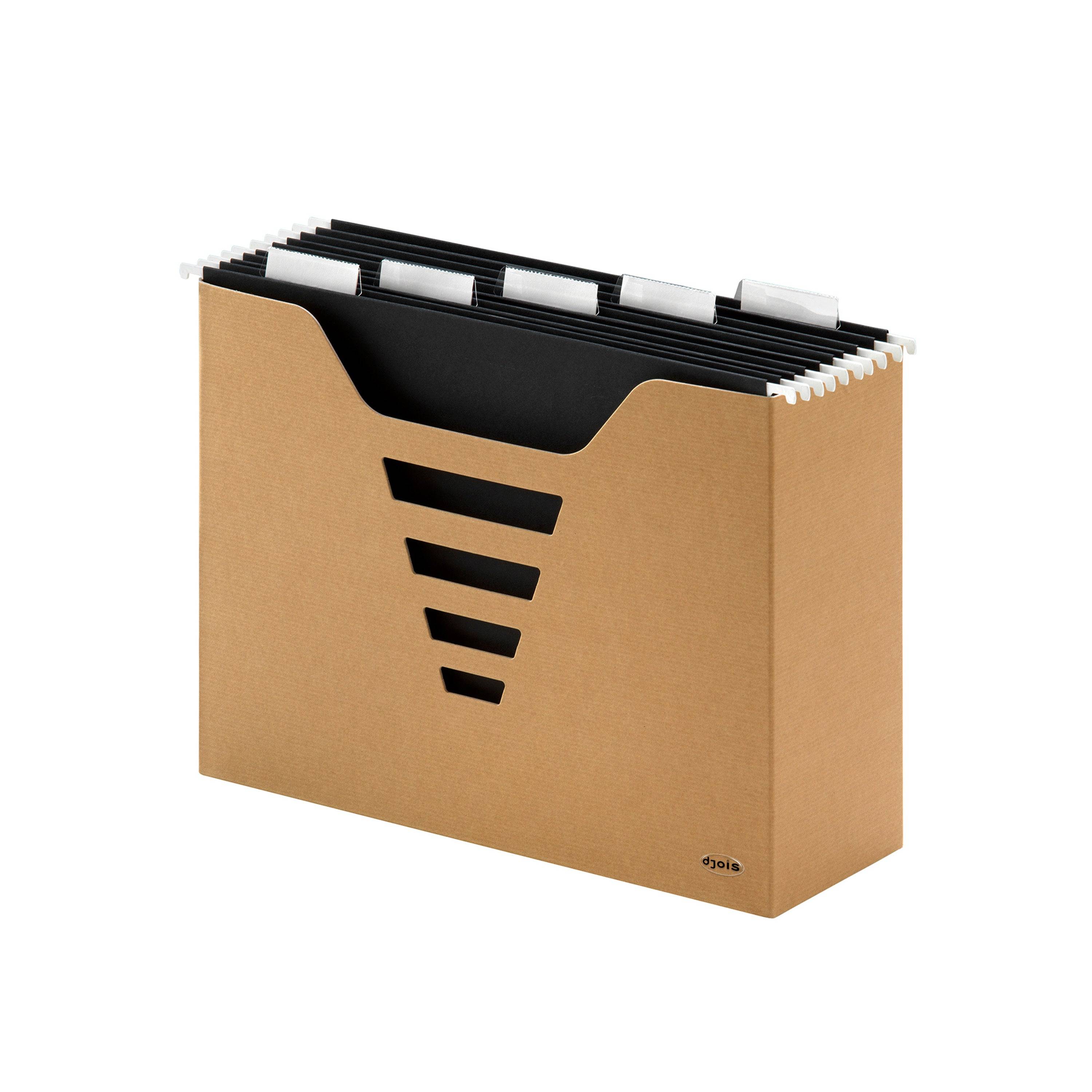 Hangmappenbox Kraft Line A4 + 5 hangmappen-0