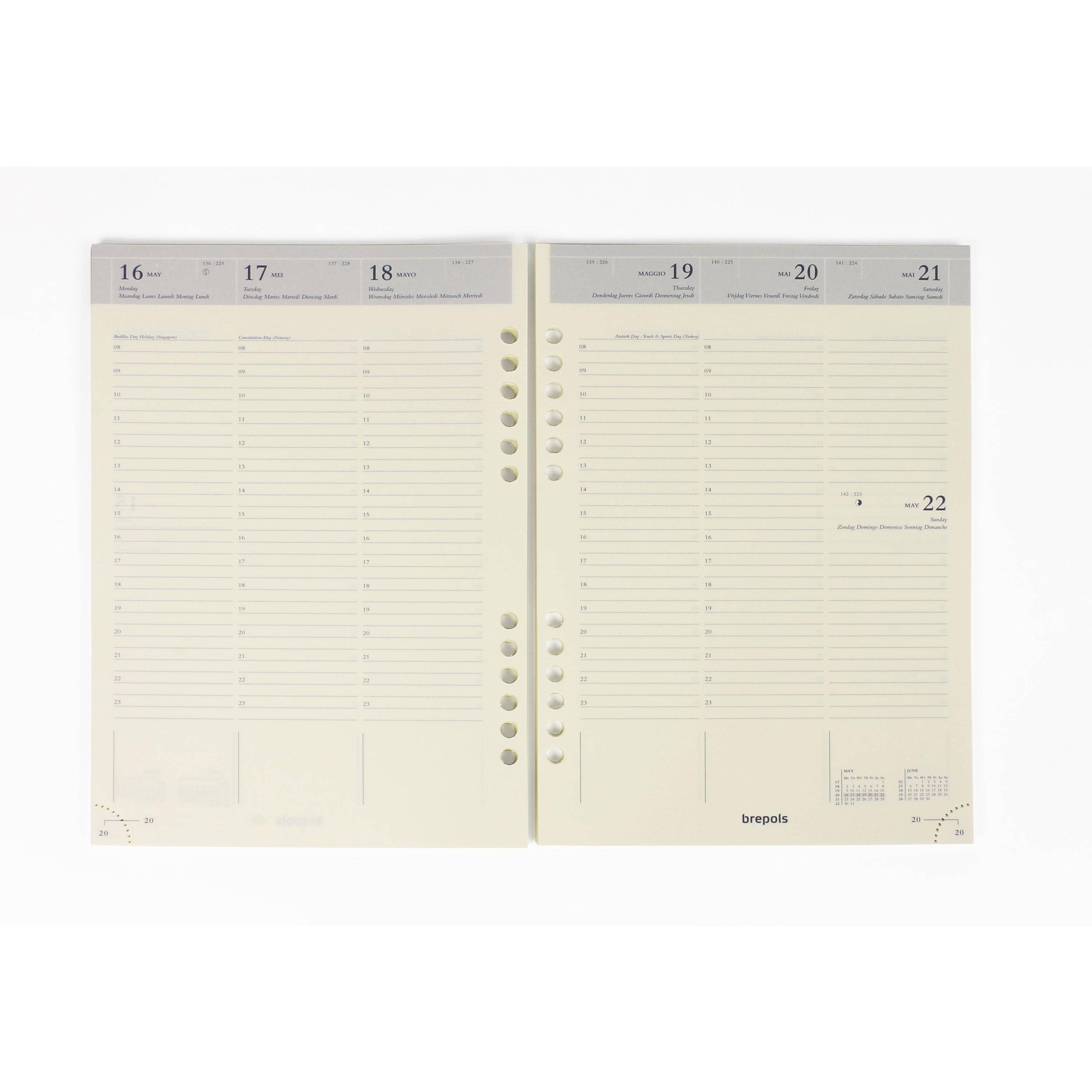 Brepols 5412303103138 Brepols - Agendavulling 2027 brefax 7 7d/2p-0
