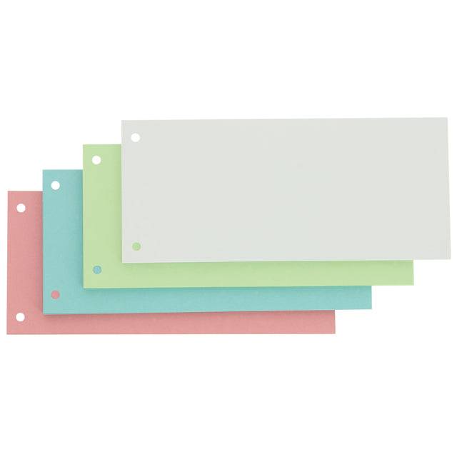 Scheidingsstrook Oxford smal 240x105mm 190gr assorti 100 stuks-0