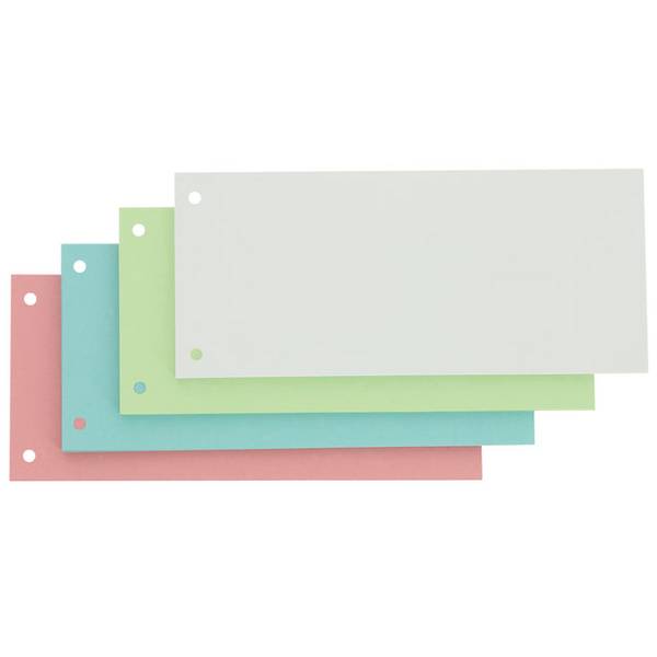 Scheidingsstrook Oxford smal 240x105mm 190gr assorti 100 stuks