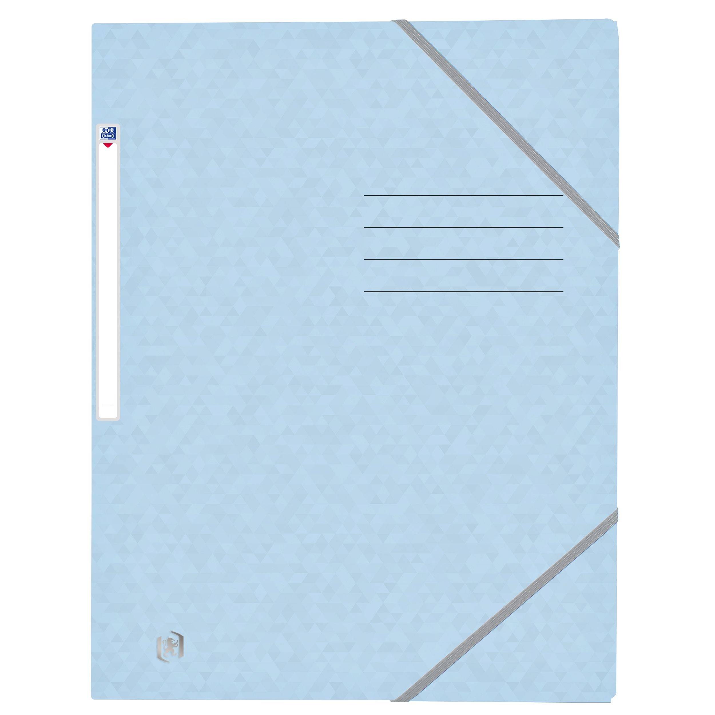 Oxford 3045050411069 Oxford - Elastomap top file+ a4 pastel blauw-0