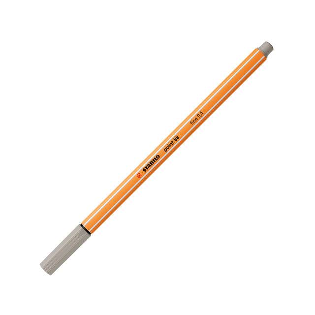 Stabilo 4006381579391 Stabilo - point 88, premium fineliner 0.4 mm, warm grijs, per stuk-0
