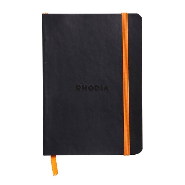 Rhodia 3037921173022 Rhodia - Notitieboek a6 lijn 72 vel 90gr zwart-0