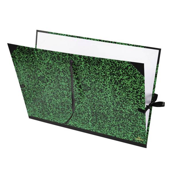 Canson 3148954215945  Canson -  Tekenmap  classic annonay 780x1150mm groen | 5 stuks
