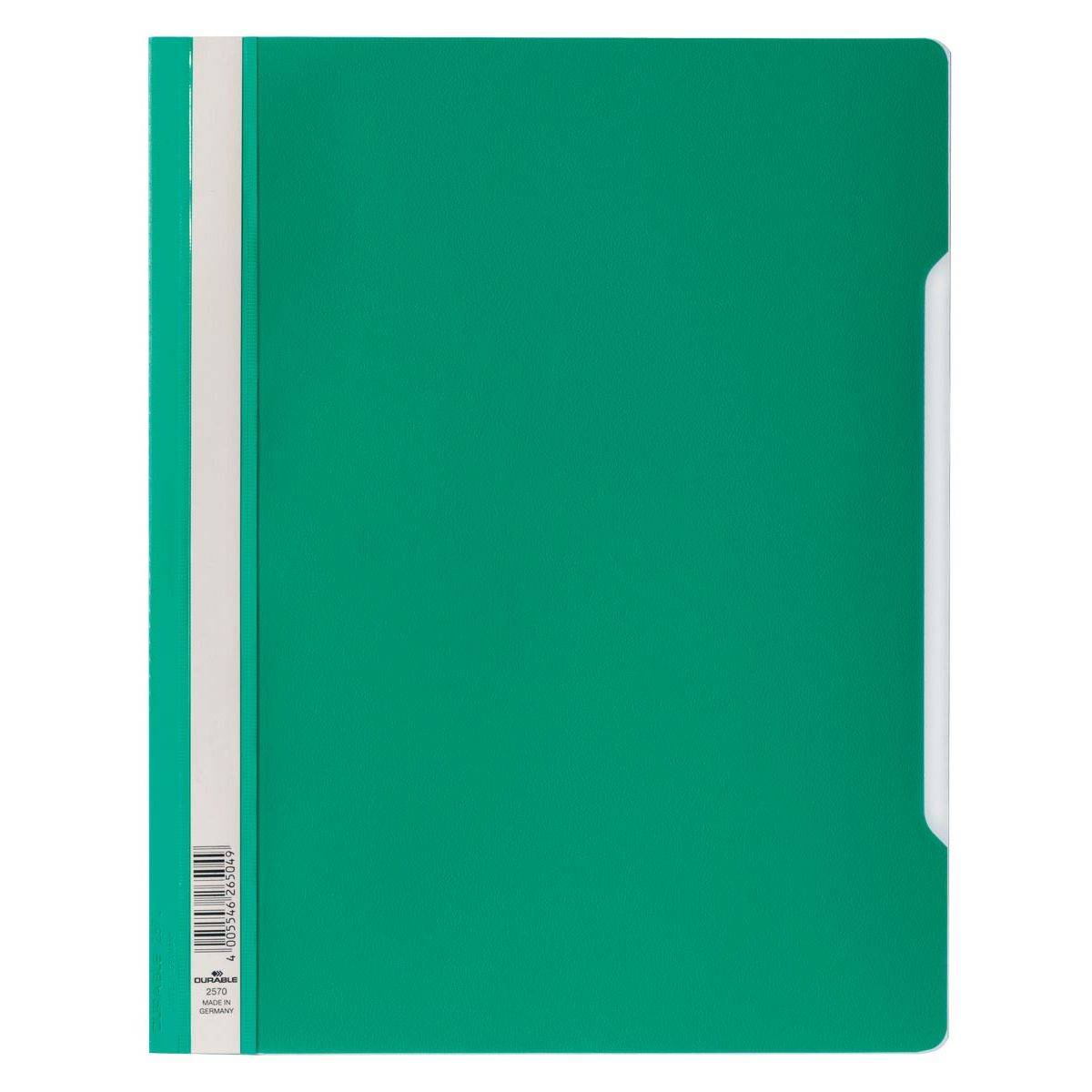 Durable 4005546265049 Durable - Snelhechter a4 pvc groen-0