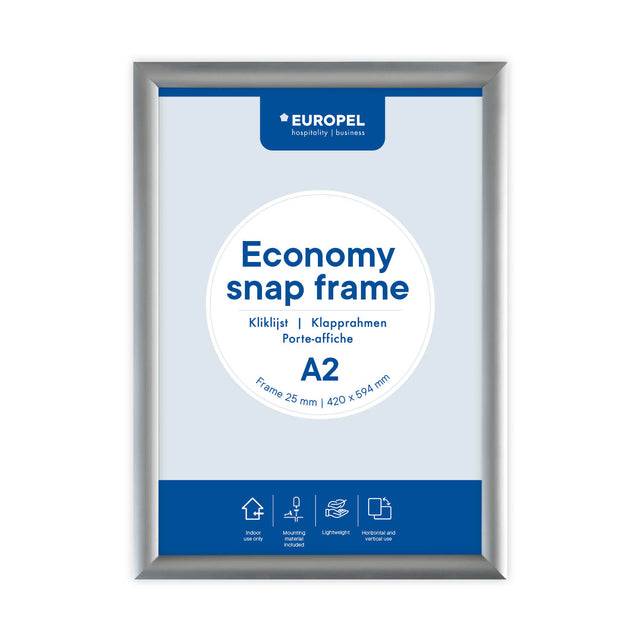 Kliklijst Europel Economy A2 zilver-0