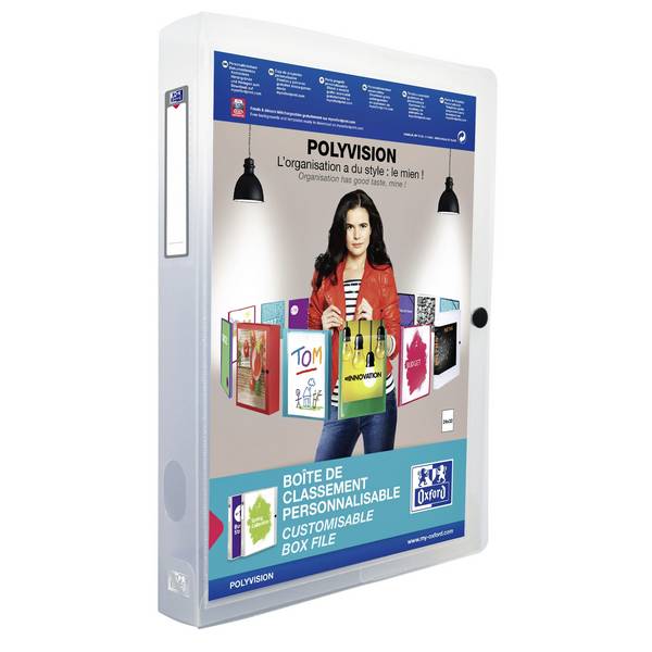 Oxford 3045050079337  Oxford -  Verzamelbox oxf polyvision 40mm + insteektas tr