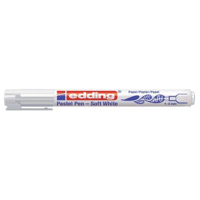 Edding 4057305000224 Edding - Viltstift 1500 soft wit | 500 stuks-0