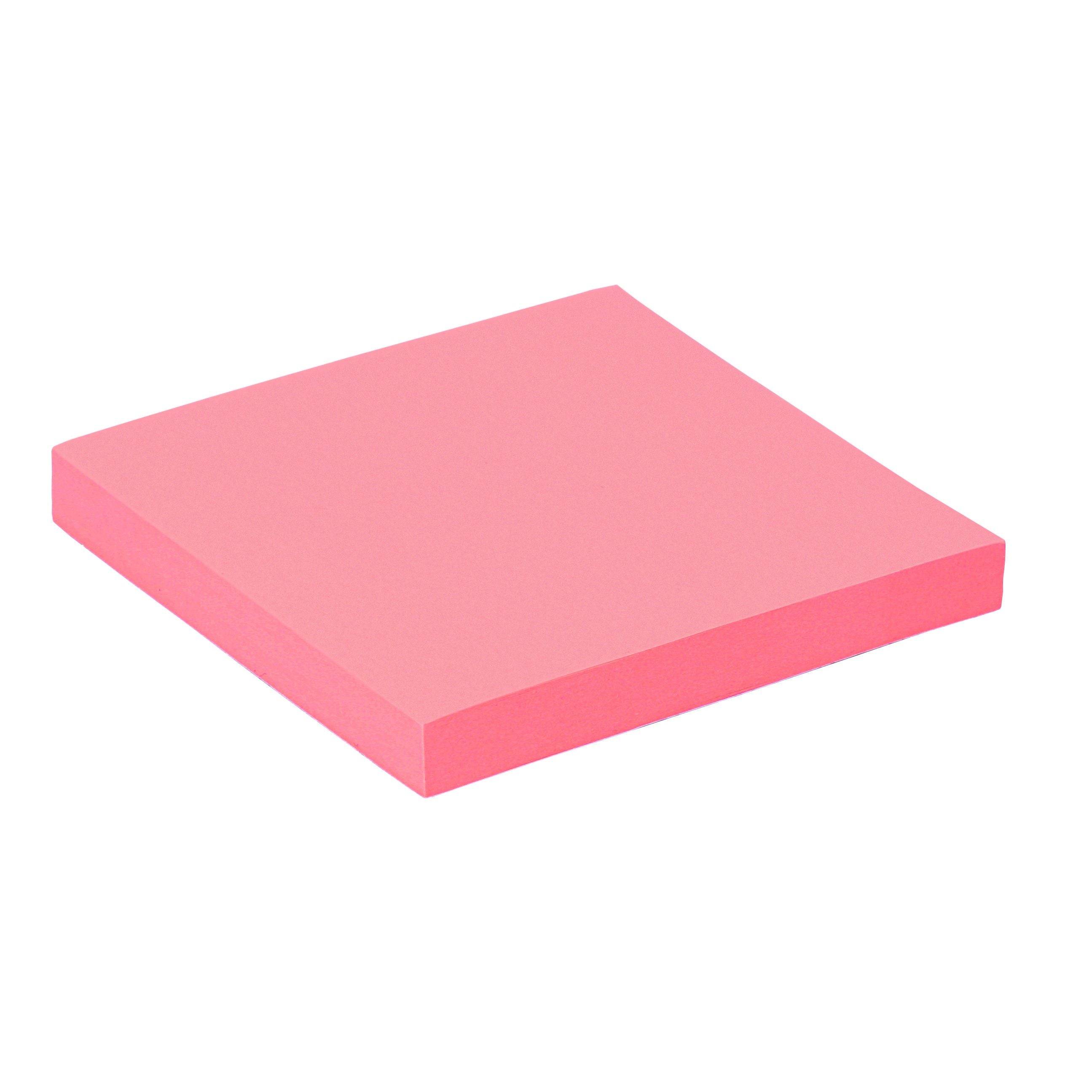 Quantore 8712453090621 Quantore - Memoblok 76x76mm roze-0