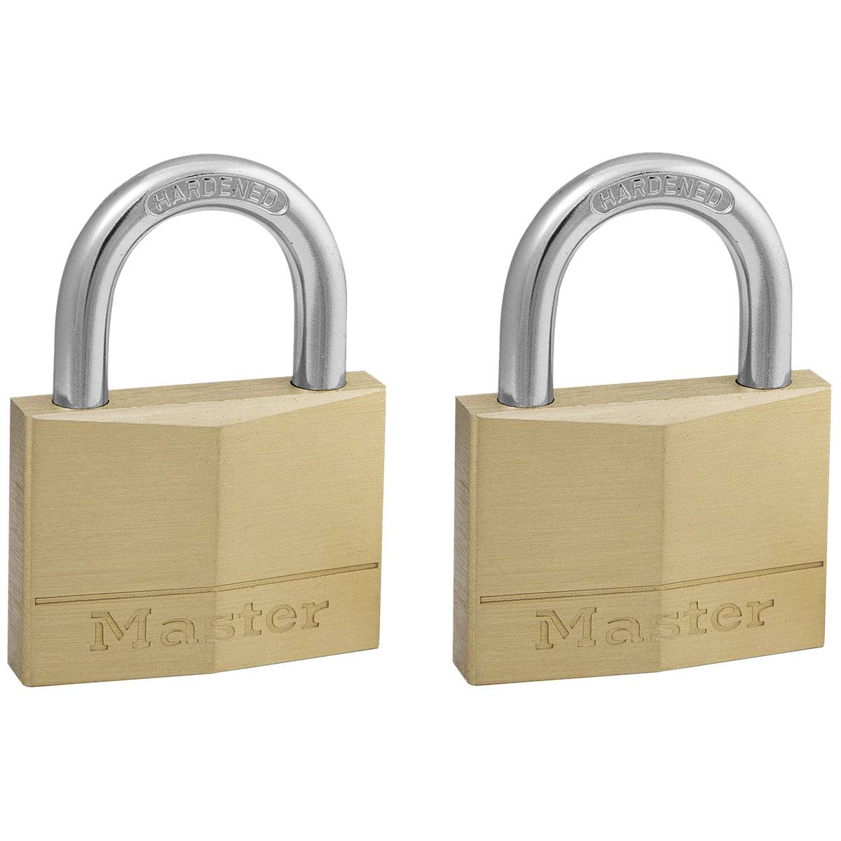 Master Lock 3520190934246 Master Lock - Hangslot masterlock 2 gelijksluitend messing 50mm-0