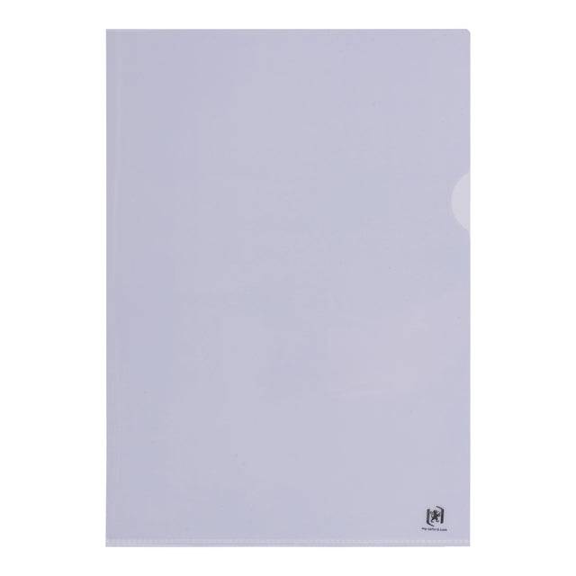 Insteekmap L-model Oxford A4 PVC 140µ glashelder 100 stuks-0
