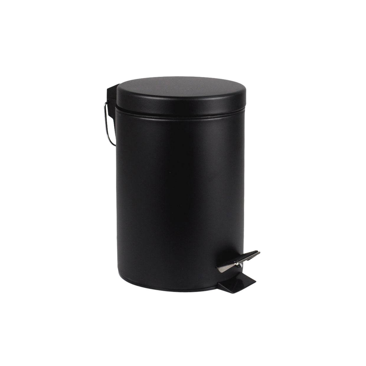 Afvalbak BRASQ pedaalemmer 3 liter zwart-0