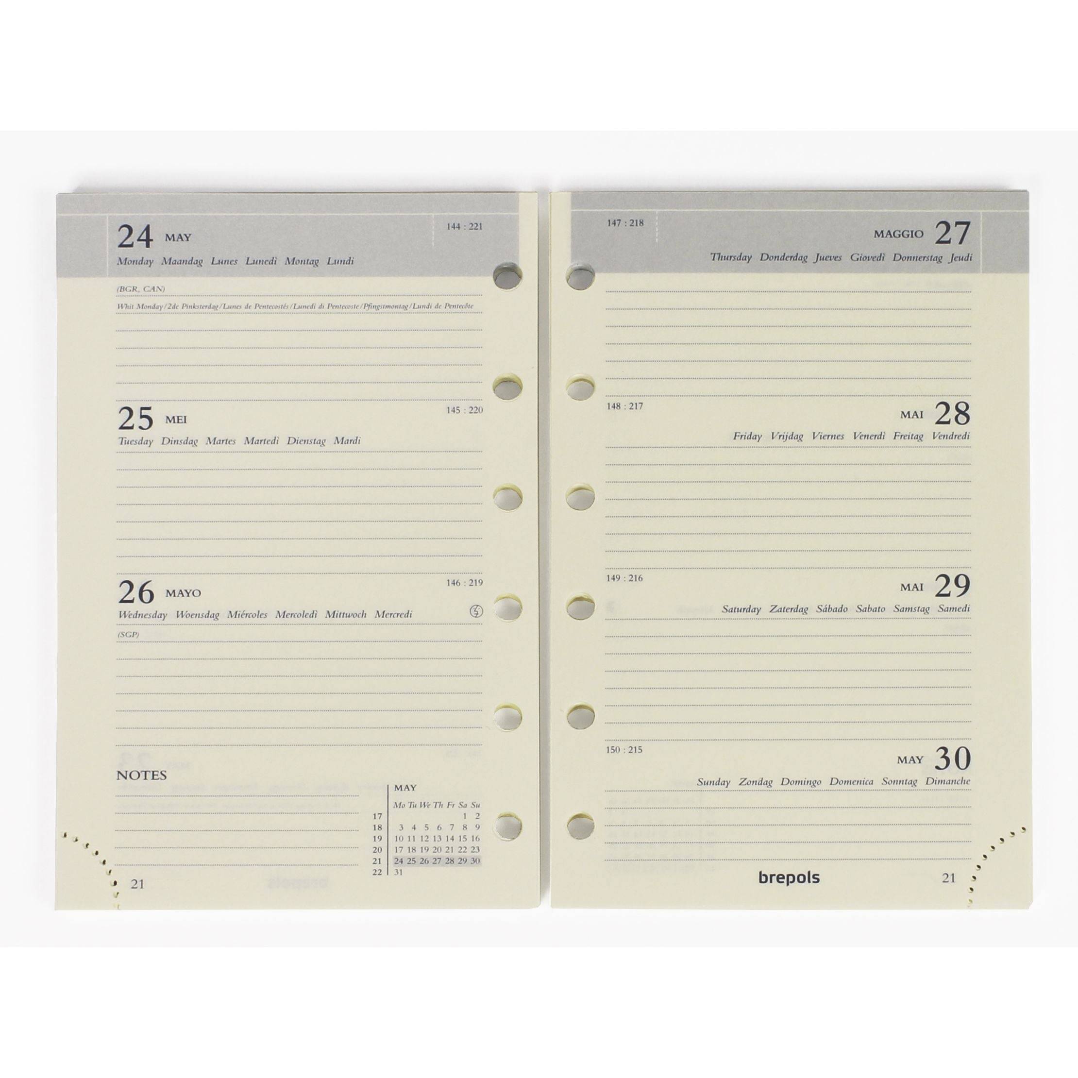 Brepols 5412303003339 Brepols - Agendavulling 2027 brefax 27 7d/2p-0