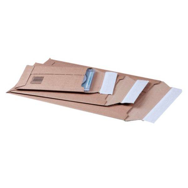 Klika 4250414103729  Verzendenvelop Nr 4 bruin 187x272mm 25 stuks (rigikraft) | 4 stuks