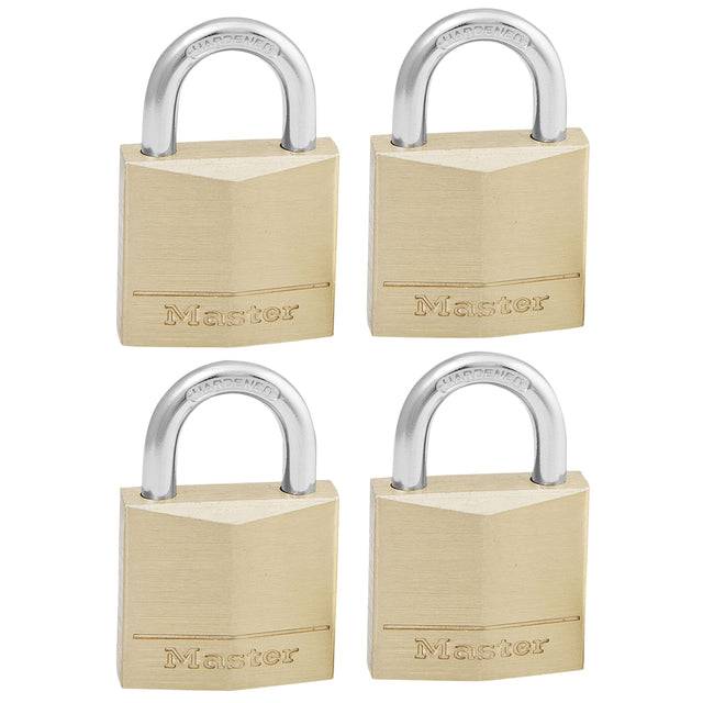Master Lock 3520190921741 Master Lock - Hangslot masterlock 4 gelijksluitend messing 30mm-0