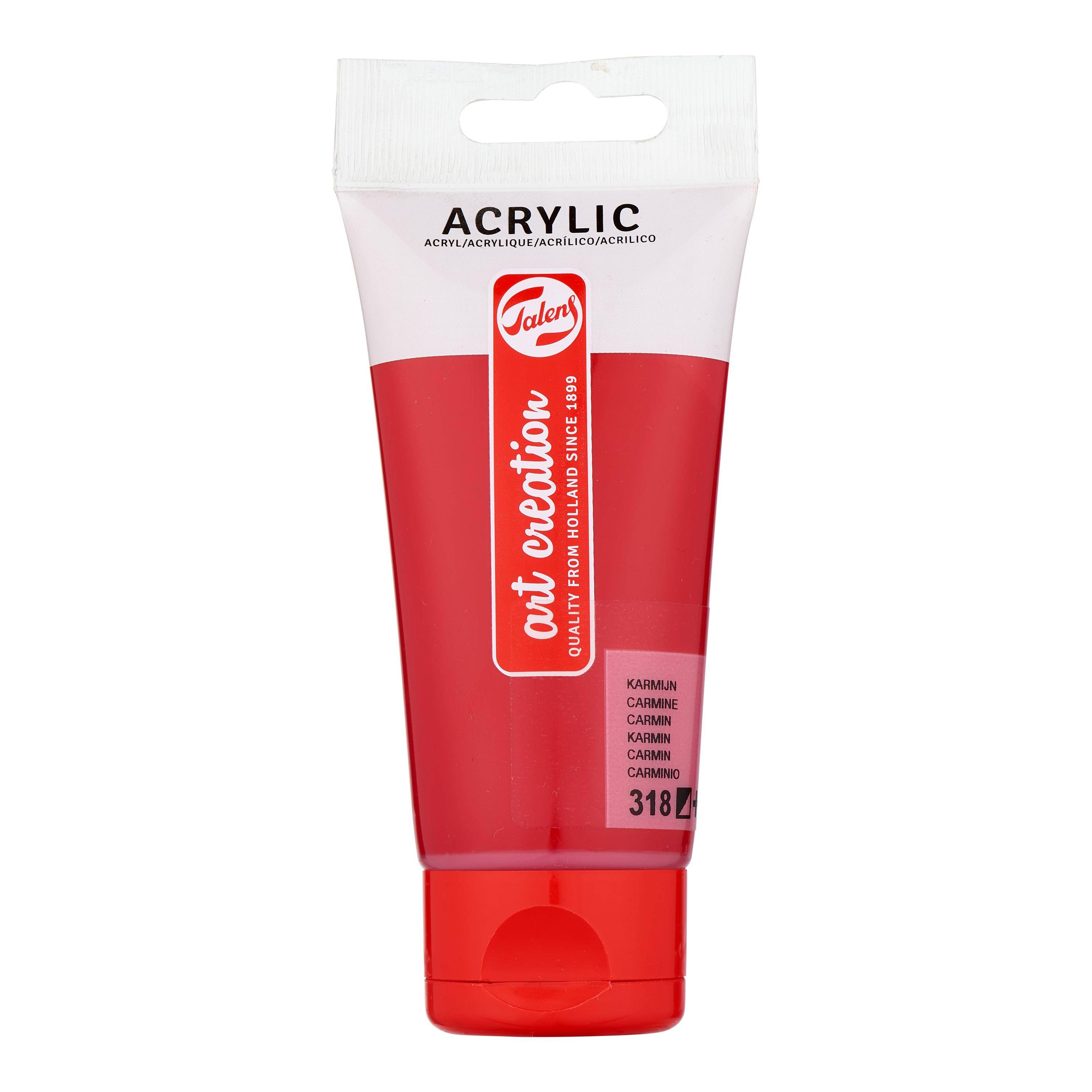 Acrylverf Talens Art Creation 318 karmijn tube à 75ml-0
