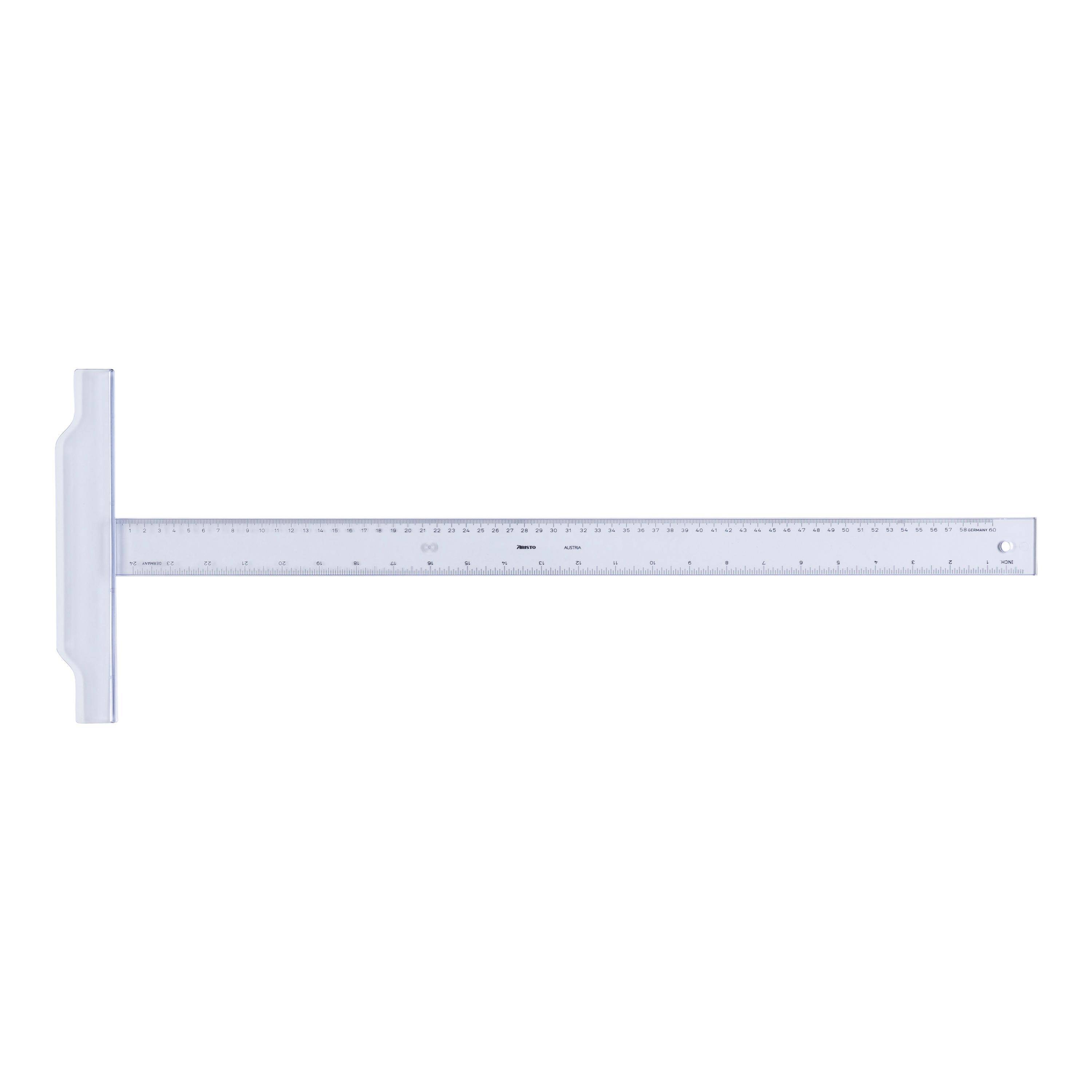 Tekenhaak Aristo GeoCollege 60cm transparant-0