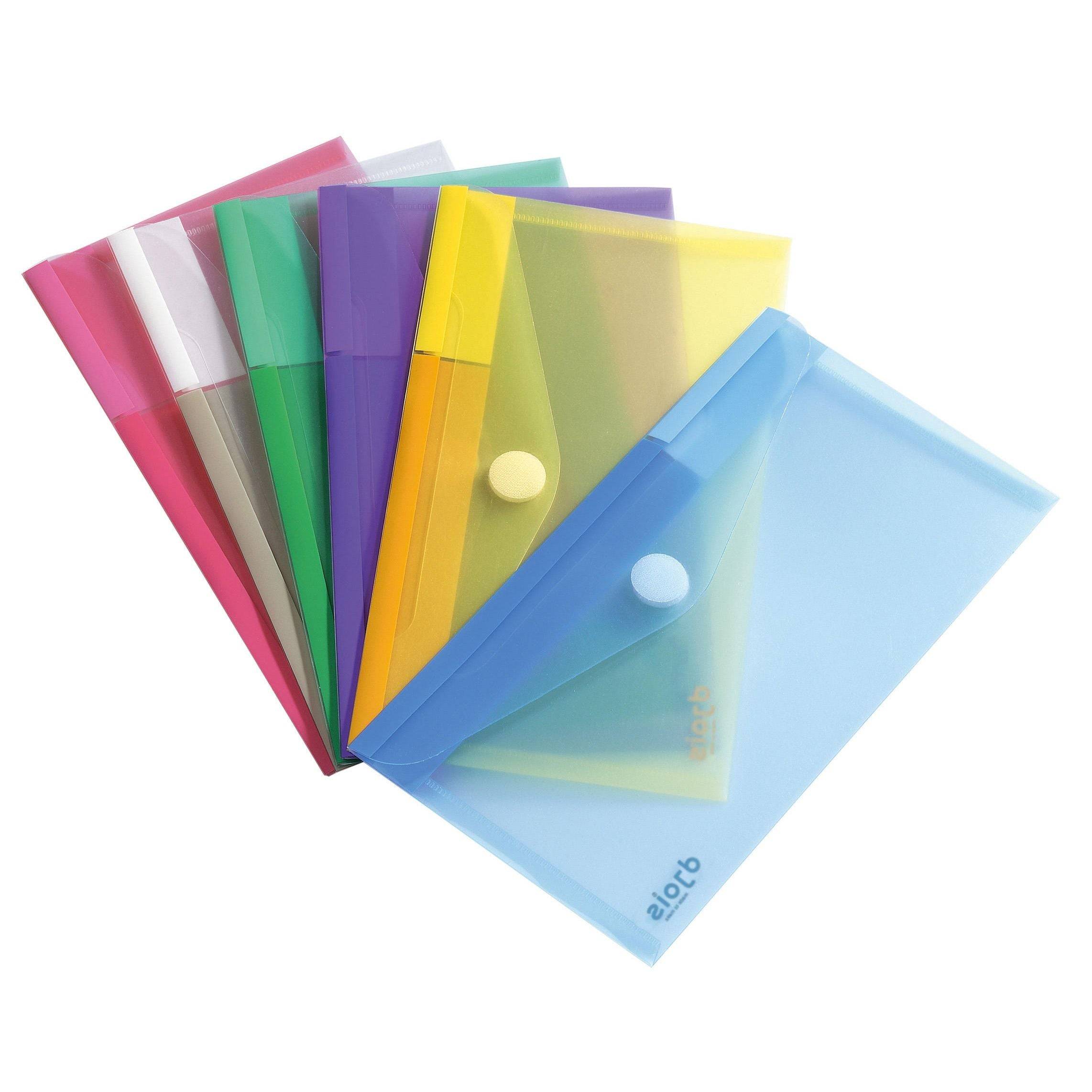 Enveloptas Djois Color Collection horizontaal 250x135mm assorti-0