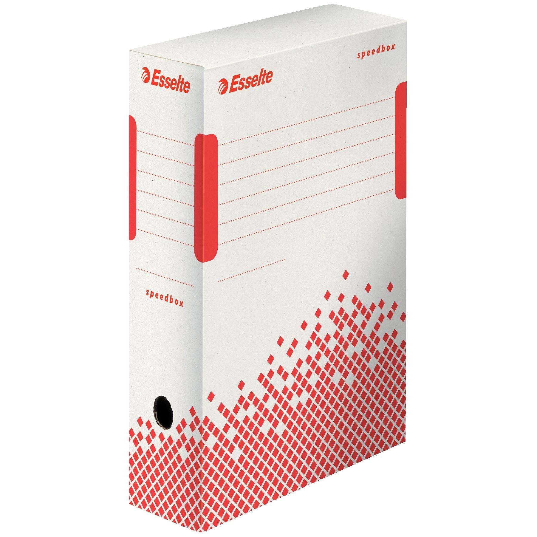 Archiefdoos Esselte Speedbox 100x250x350mm wit-0