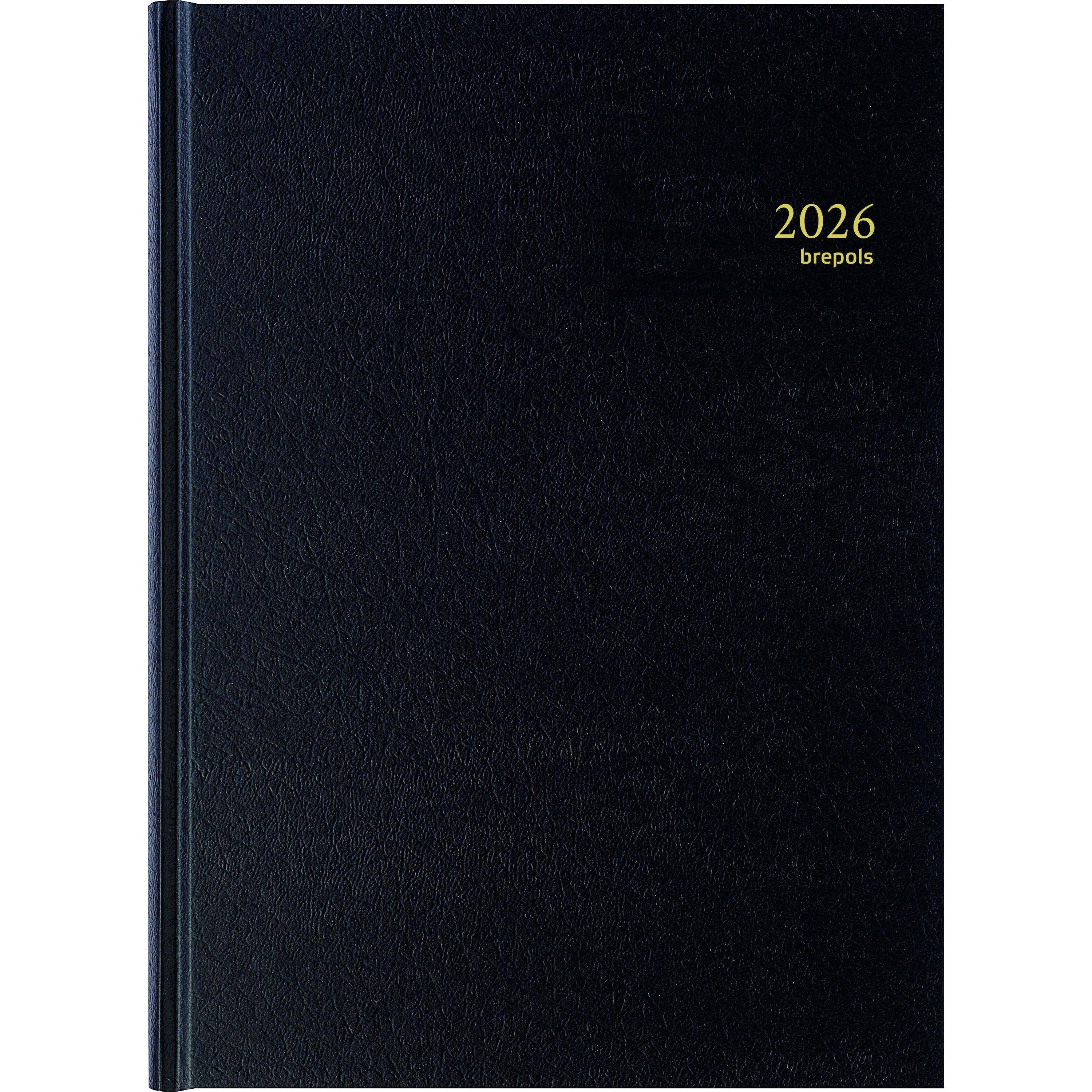 Brepols 5412303100298 Brepols - Agenda 2026 bremax santex a4 1d/1p 4k zw-0