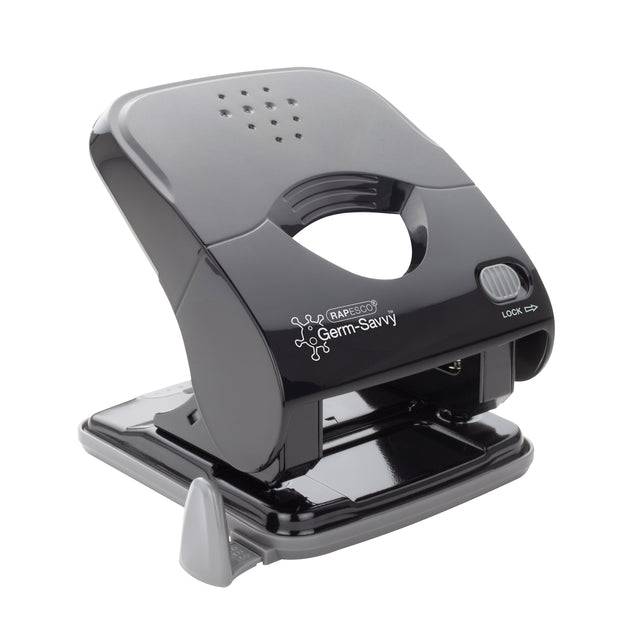 Rapesco 5018505016476 Rapesco - Perforator germ-savvy x5-40ps 2gaats zwart | 6 stuks-0