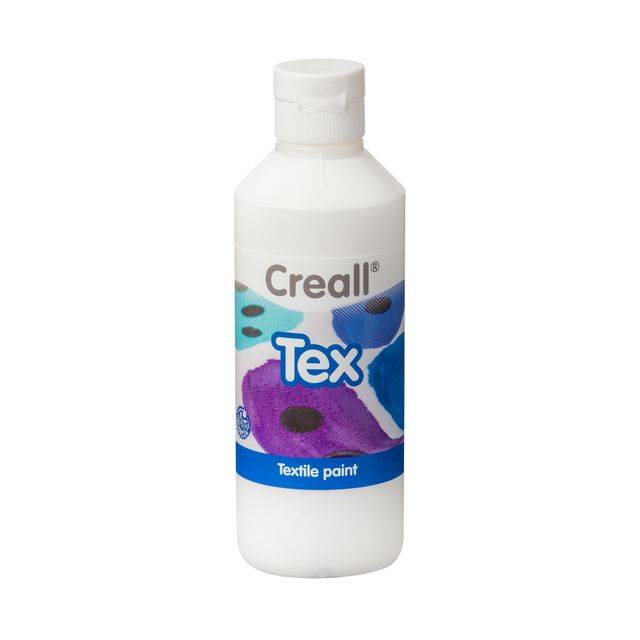 Textielverf creall tex wit 250ml | Fles a 250 milliliter-0