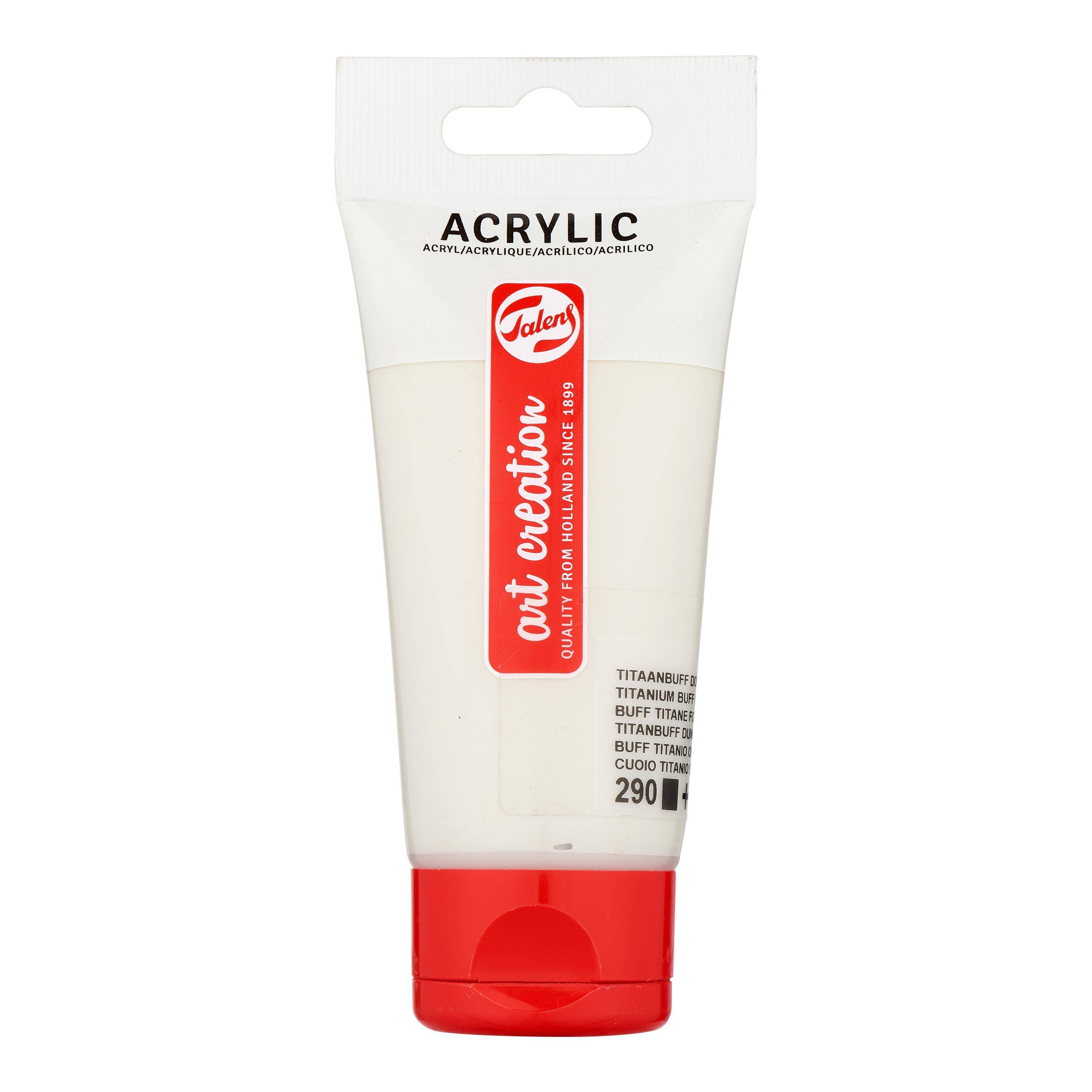 Acrylverf Talens Art Creation 290 titaanbuff donker tube à 75ml | 3 stuks-0