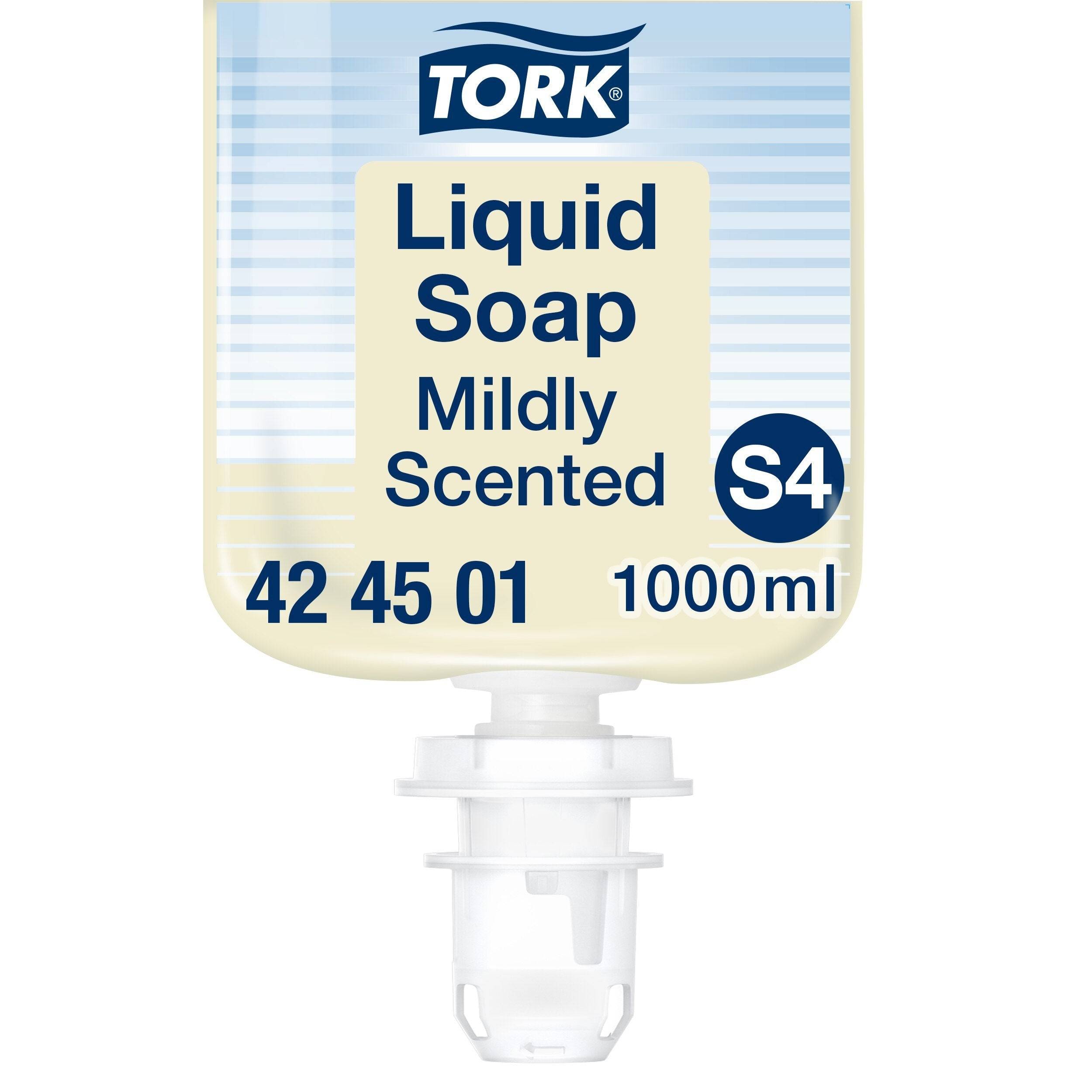 Handzeep Tork S4 Premium vloeibaar 1000ml mild 424501 | 6 stuks-0