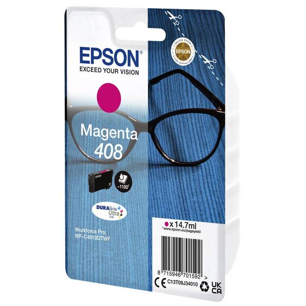 Inktcartridge Epson T09J340 408 rood | 8 stuks