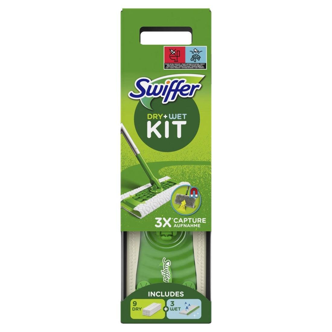 Vloerwissysteem Swiffer starterskit 8 dry en 3 wet-0