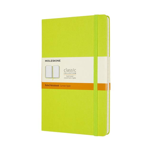 Notitieboek moleskine large 130x210 ln hc lem gn | 1 stuk-0