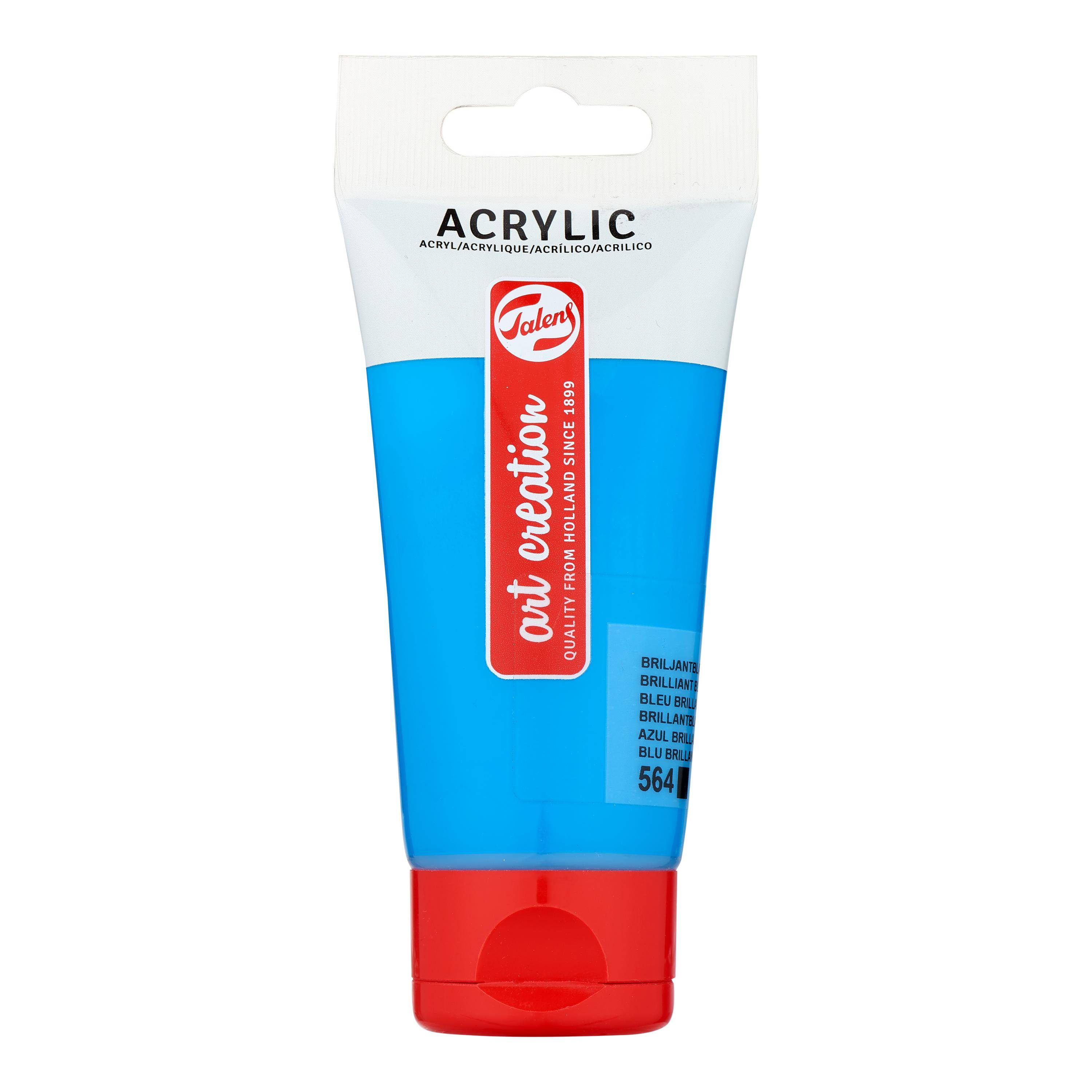Acrylverf Talens Art Creation 564 briljantblauw tube à 75ml | 3 stuks-0