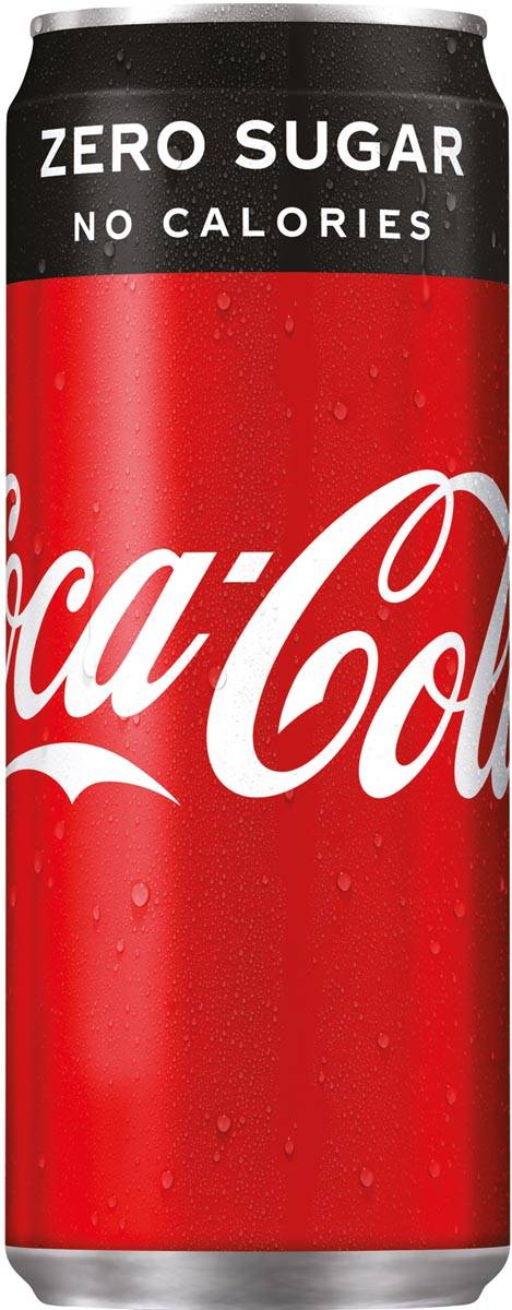 Coca Cola 5000112659184 Coca-Cola - Frisdrank coca cola zero blik 330ml-0