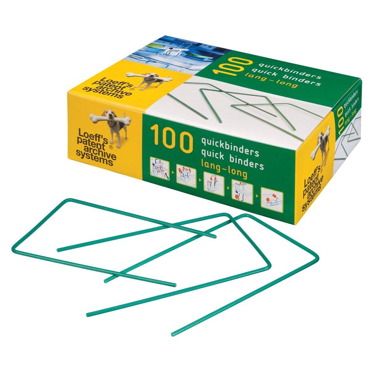 Loeffs Patent 8712966012165 Loeff’s - quickbinder Lengte 140 mm Doos 100 stuks-0